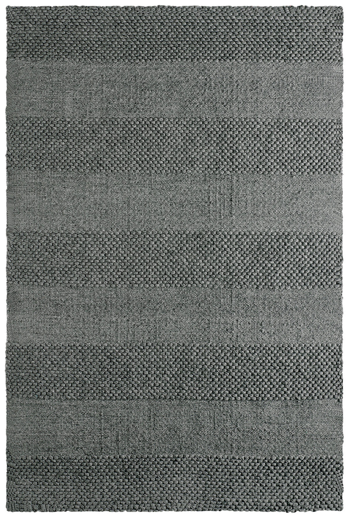 Covor Țesut De Mână    - gri, Basics, textil (80/150cm) - Obsession
