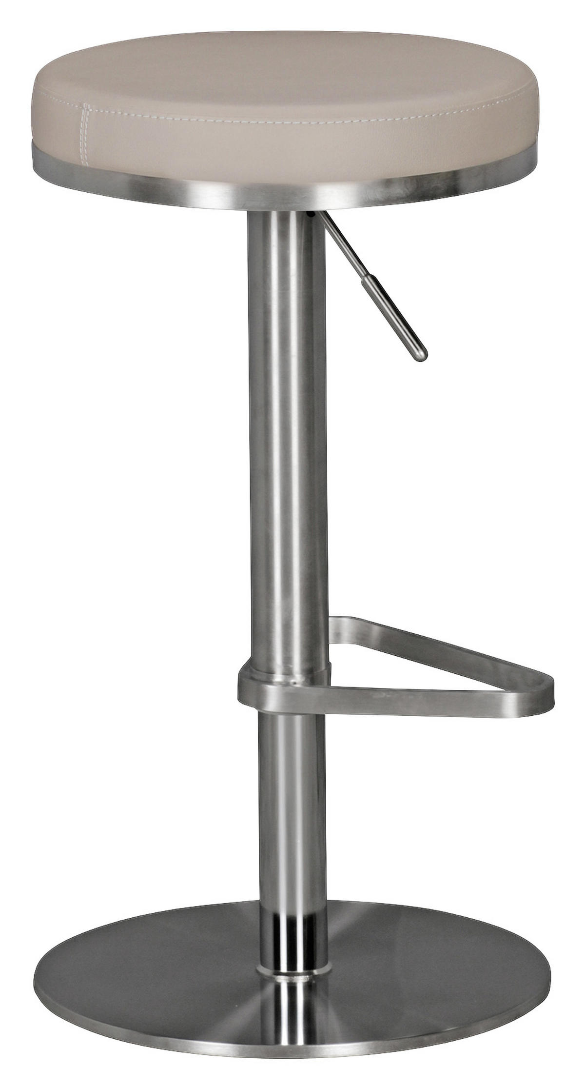 BARPALL i taupe  - silver/taupe, Modern, metall/textil (38/57/38cm) - MID.YOU