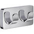DOPPELHAKEN Chromfarben - Chromfarben, Basics, Metall (9/4,5/2,8cm) DOPPELHAKEN Chromfarben - Chromfarben, Basics, Metall (9/4,5/2,8cm)