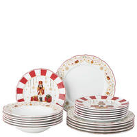 TAFELSERVICE Multicolor Christmas Love - Christmas Love 18-teilig  - Multicolor, Basics, Keramik - Hutschenreuther