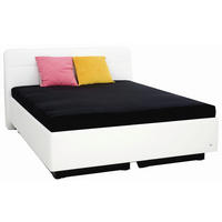 POLSTERBETT 160/200 cm  in Weiss  - Weiss, Konventionell, Holzwerkstoff/Textil (160/200cm) - RUF Betten