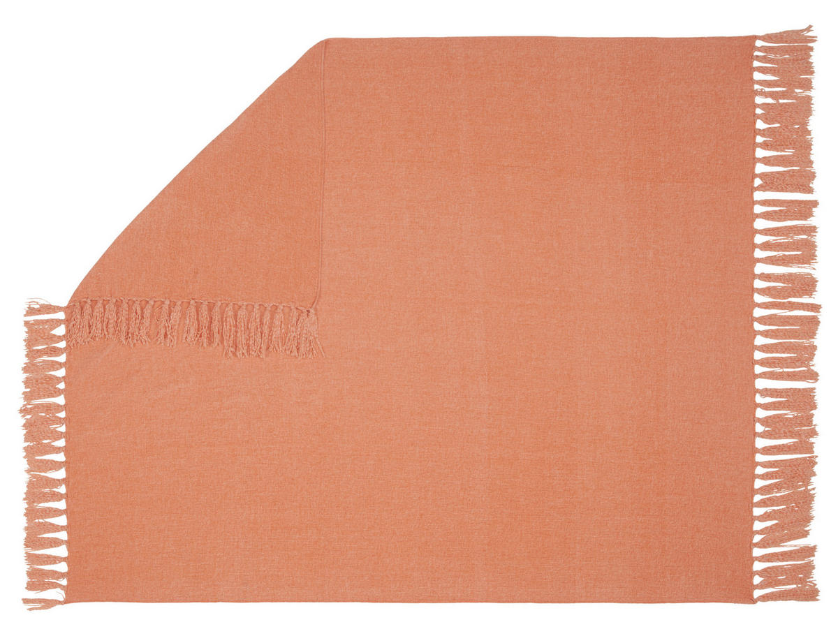 DEKA, polyester, 127/152 cm - oranžová, Basics, textil (127/152cm) - Novel