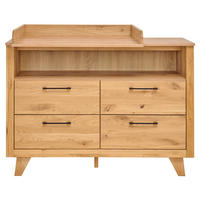 WICKELKOMMODE Berta Eichefarben  - Eichefarben/Buchefarben, Natur, Holz/Holzwerkstoff (131/90/77cm) - Jimmylee