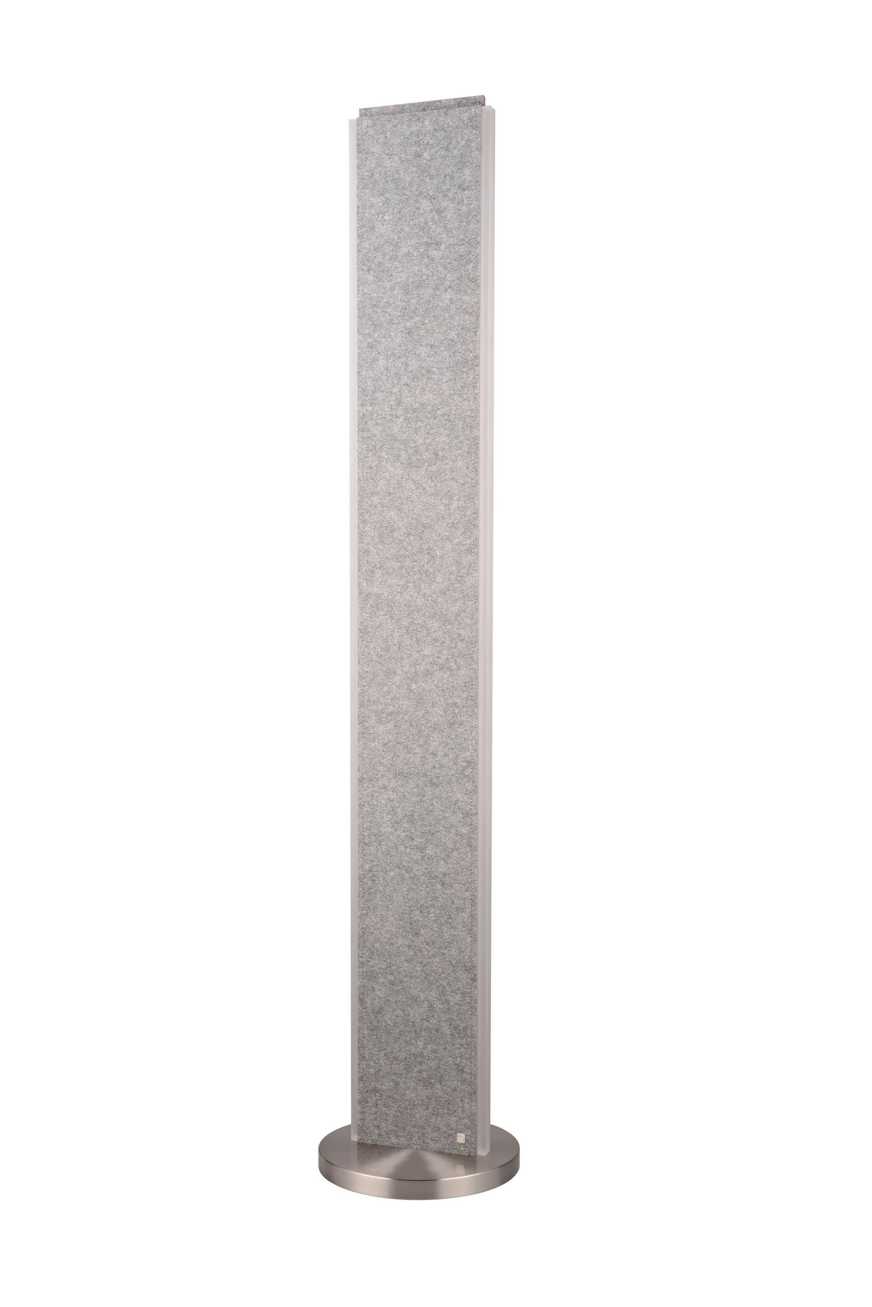 LED-STEHLEUCHTE 35/180 cm    - Grau/Nickelfarben, Design, Textil/Metall (35/180cm) - Cinque