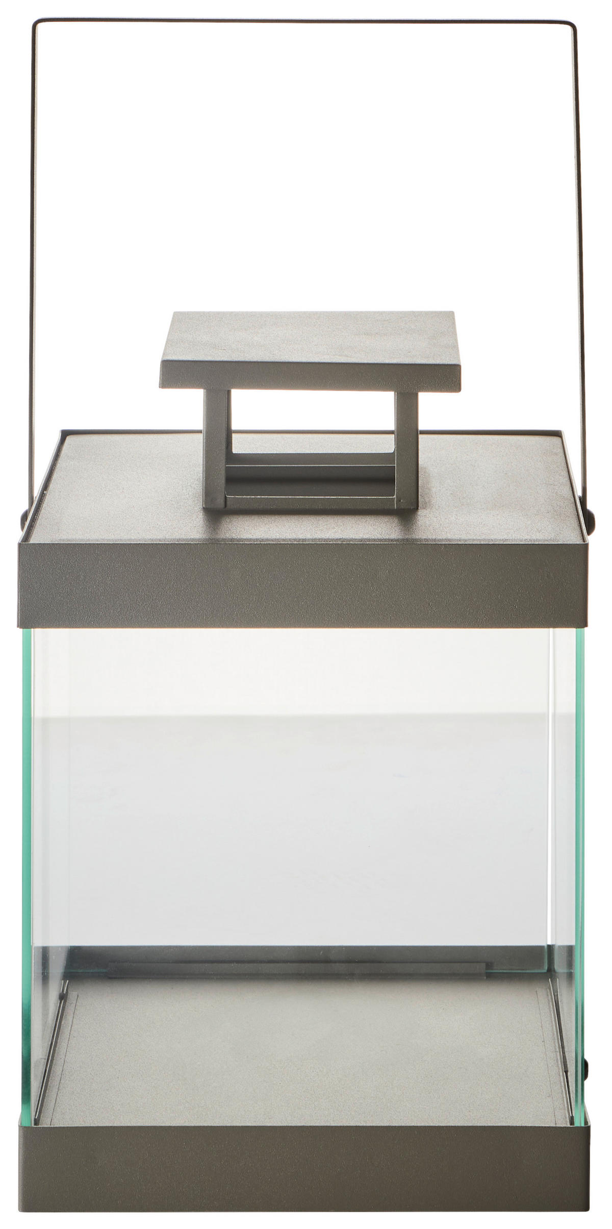 LATERNE - Grau, Design, Glas/Metall (20,5/30,5/21cm) - Blomus
