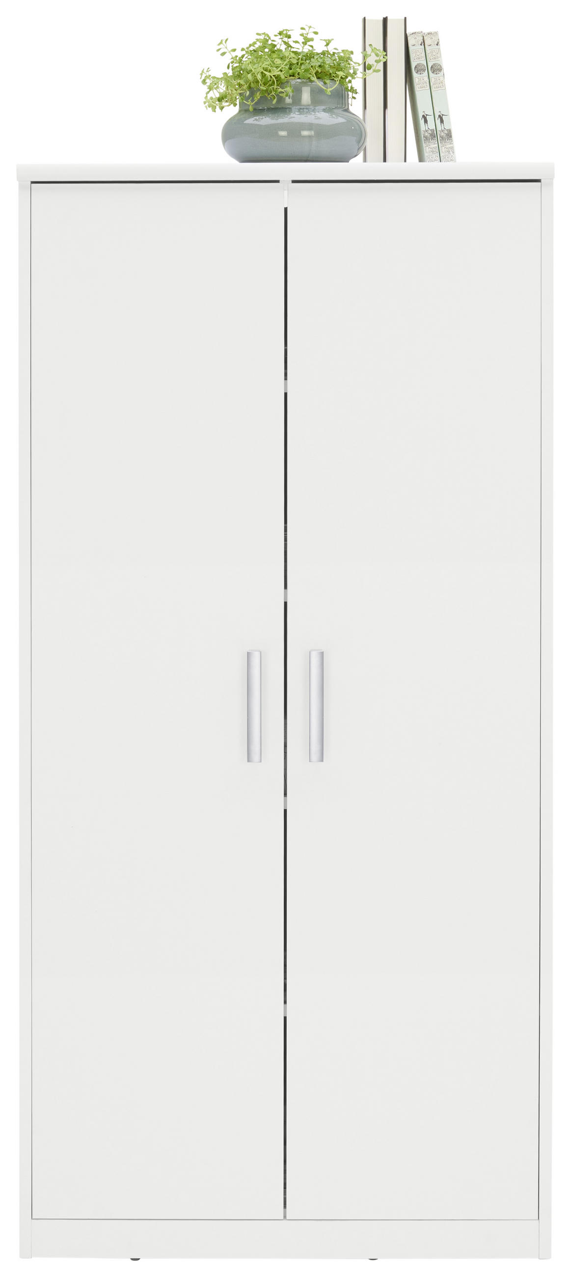KOMÓD 72/148/36 cm  - fekete/ezüstszínű, Konventionell, műanyag/faalapú anyag (72/148/36cm) - Xora