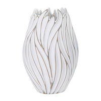 Vase Polyresin Honduras  - Weiß, Basics, Kunststoff (27/41.5/27  cm)