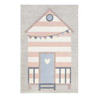 KINDERTEPPICH 120/170 cm Sea Castle  - Hellgrau/Rosa, Trend, Textil (120/170cm) - Esprit