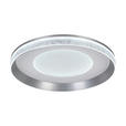 LED-DECKENLEUCHTE 40/9 cm   - Dunkelgrau/Transparent, Design, Kunststoff/Metall (40/9cm) - Novel