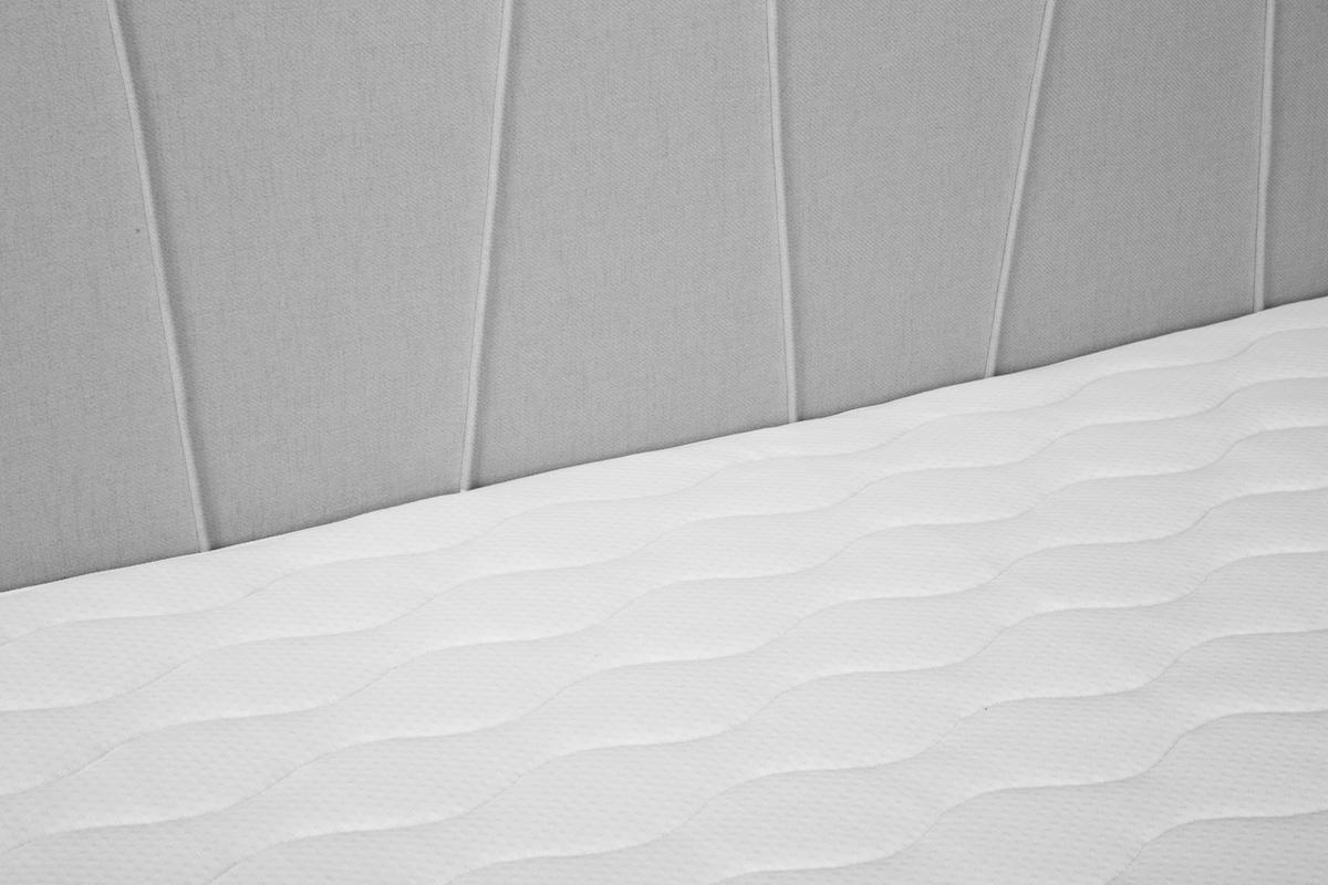 BOXSPRING-ÁGY 140/200 cm  szürke  - fekete/szürke, Modern, textil (140/200cm) - MID.YOU