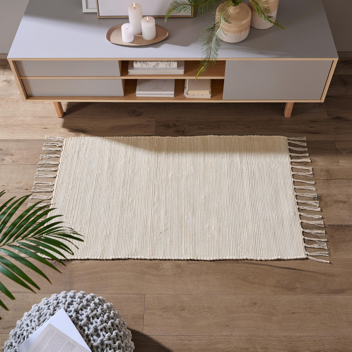FLECKERLTEPPICH 60/120 cm Maxi Sandfarben  - Sandfarben, KONVENTIONELL, Textil (60/120cm) - Boxxx