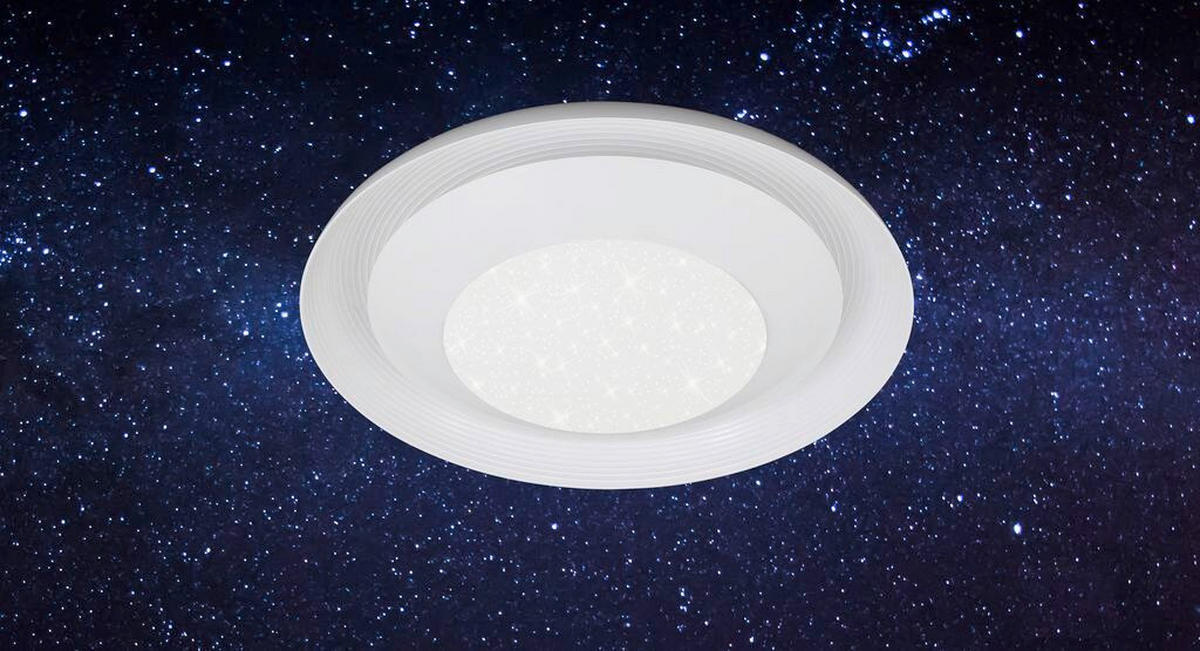 STROPNA LED-SVETILKA   12 W//4000 K/230 V/ - bela, Basics, kovina/umetna masa (36,5/8,3cm)