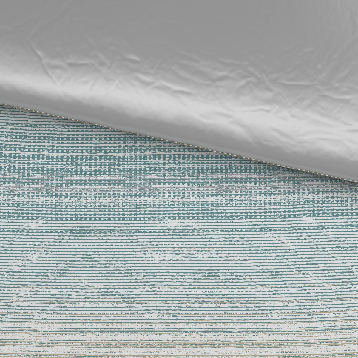 OBOUSTRANNÉ POVLEČENÍ, satén, šedá, 140/200 cm - šedá, textil (140/200cm) - Esposa
