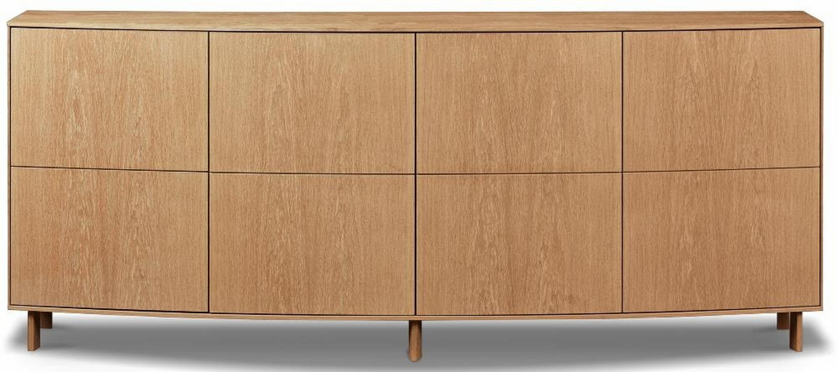 SIDEBOARD  197/80/46 cm 2 låda(or)  - ekfärgad, Design, trä (197/80/46cm) - Skovby