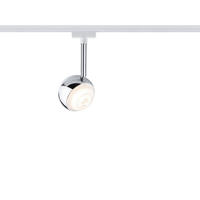 SCHIENENSYSTEM-STRAHLER URail 8/21/8 cm   - Chromfarben/Weiß, Design, Metall (8/21/8cm) - Paulmann