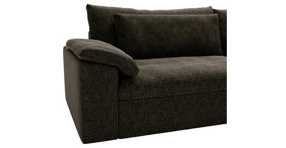 ECKSOFA  in Webstoff Schwarz  306/198 cm  - Schwarz, MODERN, Kunststoff/Textil (306/198cm) - Carryhome