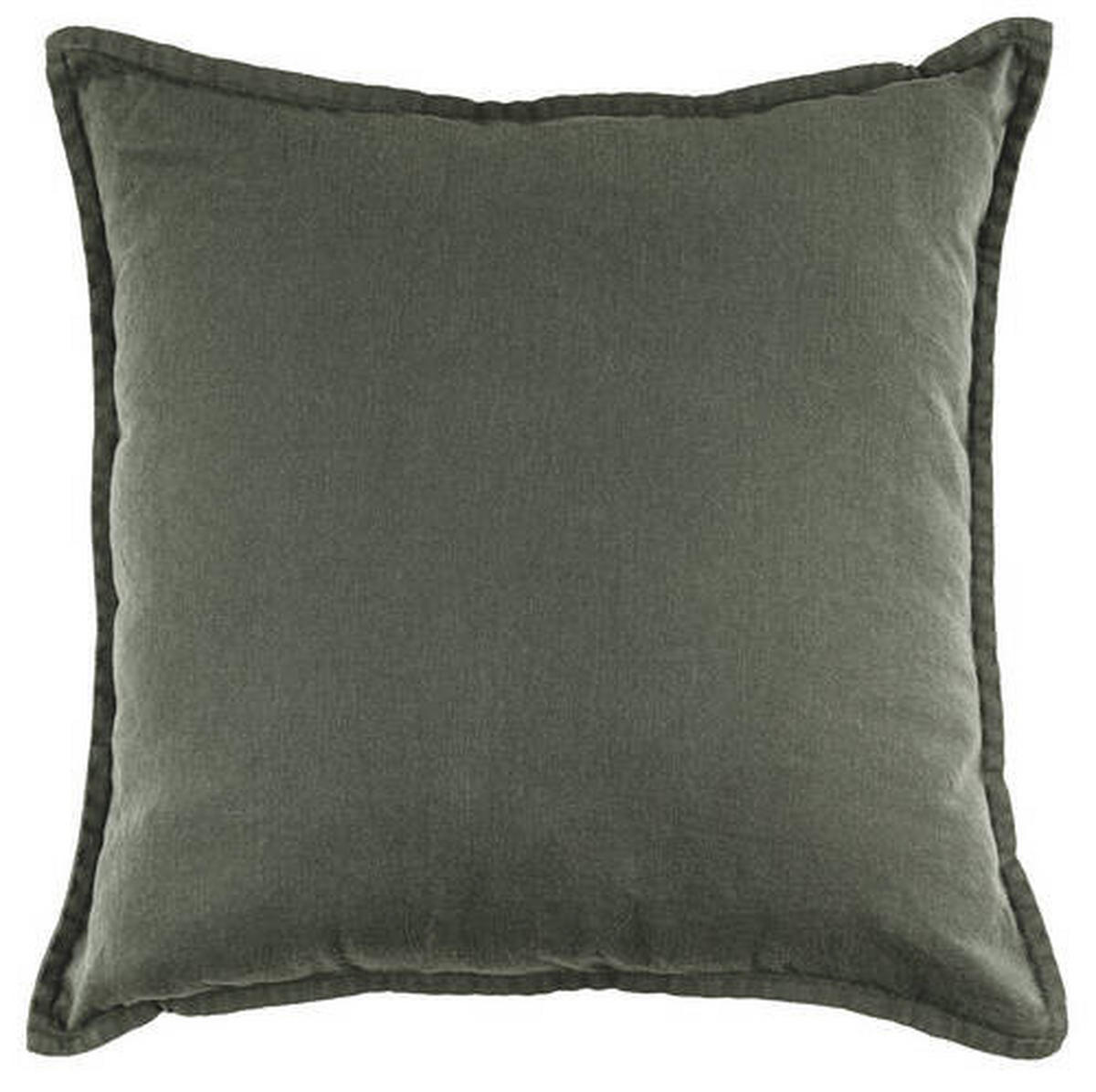 ZIERKISSEN  45/45 cm   - Olivgrün, Textil (45/45cm)