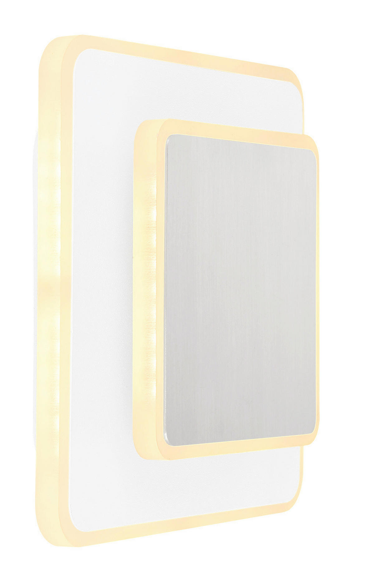 LED-WANDLEUCHTE Many 20/5,5/17 cm   - Opal/Nickelfarben, Basics, Kunststoff/Metall (20/5,5/17cm) - Globo