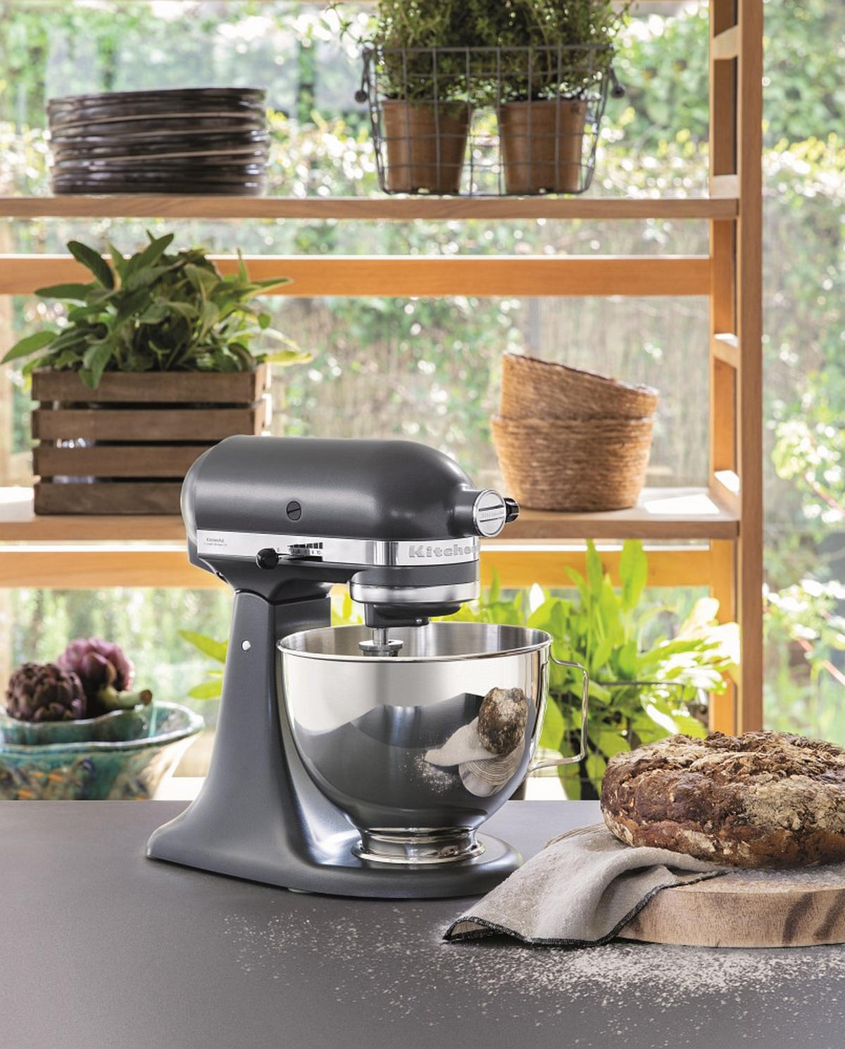 MULTI-KÜCHENMASCHINE ARTISAN 5KSM95PS  - Edelstahlfarben/Silberfarben, Basics, Metall - KitchenAid