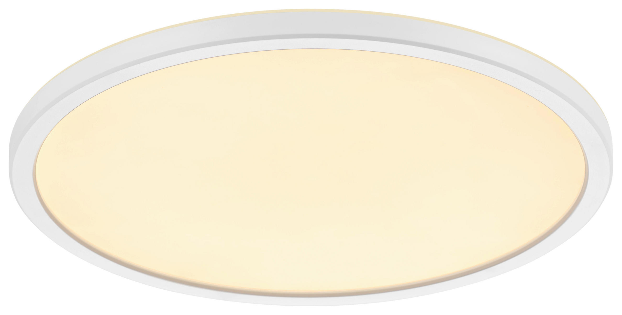 DECKENLEUCHTE PLANURA 29,4/2,3 cm   - Weiß, KONVENTIONELL, Kunststoff (29,4/2,3cm) - Nordlux