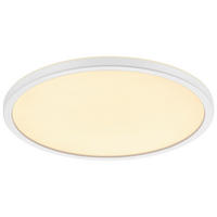 DECKENLEUCHTE PLANURA 29,4/2,3 cm   - Weiß, KONVENTIONELL, Kunststoff (29,4/2,3cm) - Nordlux