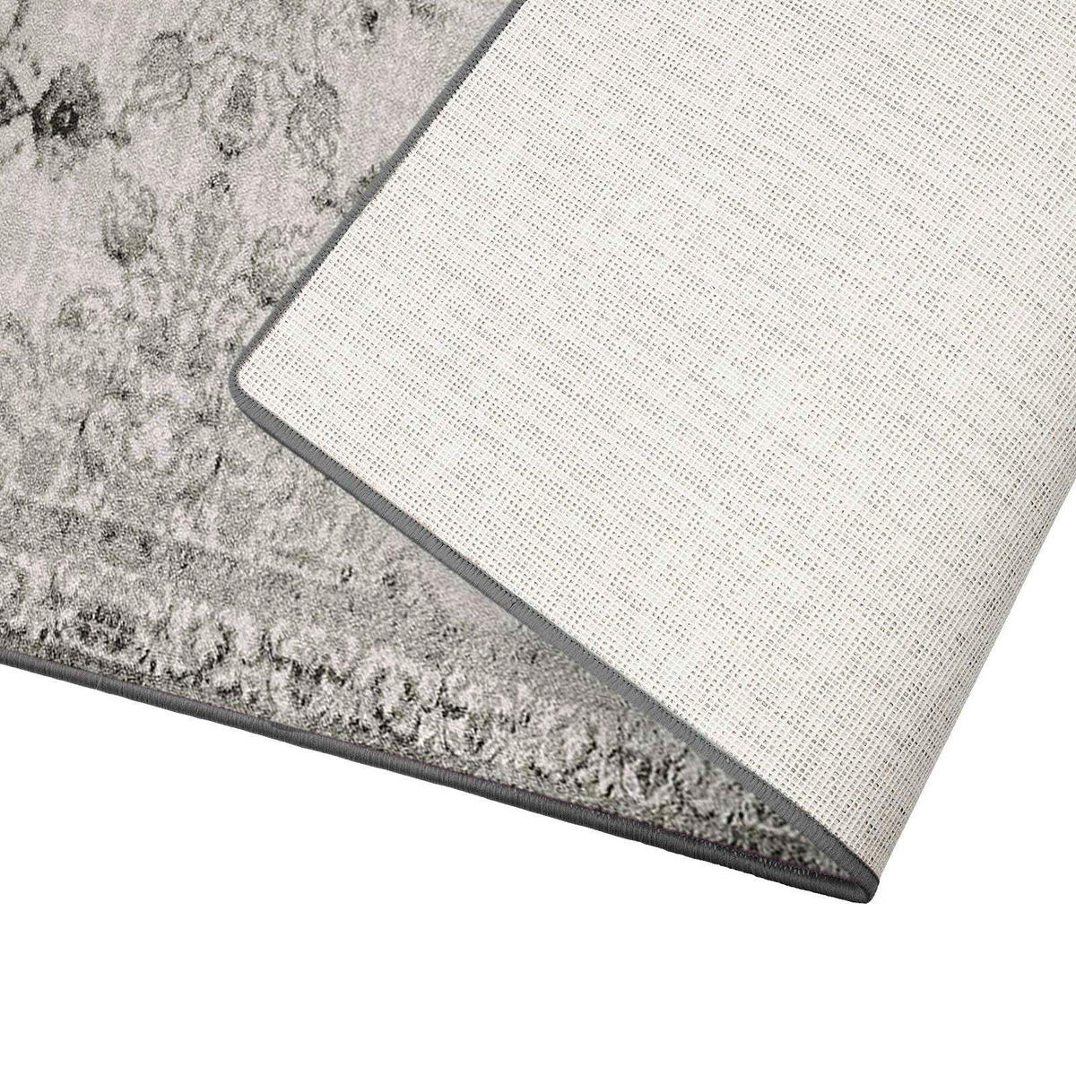 Sehenswert: Läufer (rechteckig 80/500 cm FD  - Grau, KONVENTIONELL, Kunststoff/Textil (80/500cm)