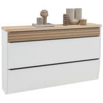 SCHUHKIPPER  in 160/95/31 cm  - Eichefarben/Anthrazit, Design, Holzwerkstoff/Metall (160/95/31cm) - Dieter Knoll