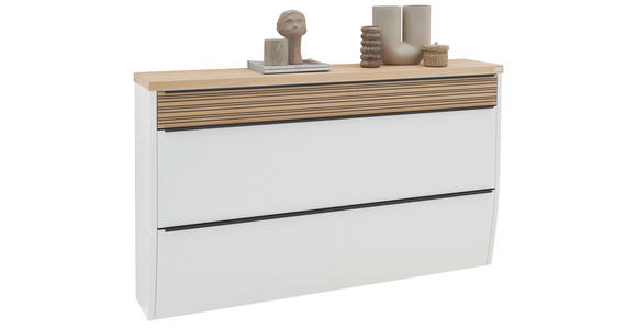 SCHUHKIPPER  in 160/95/31 cm  - Eichefarben/Anthrazit, Design, Holzwerkstoff/Metall (160/95/31cm) - Dieter Knoll