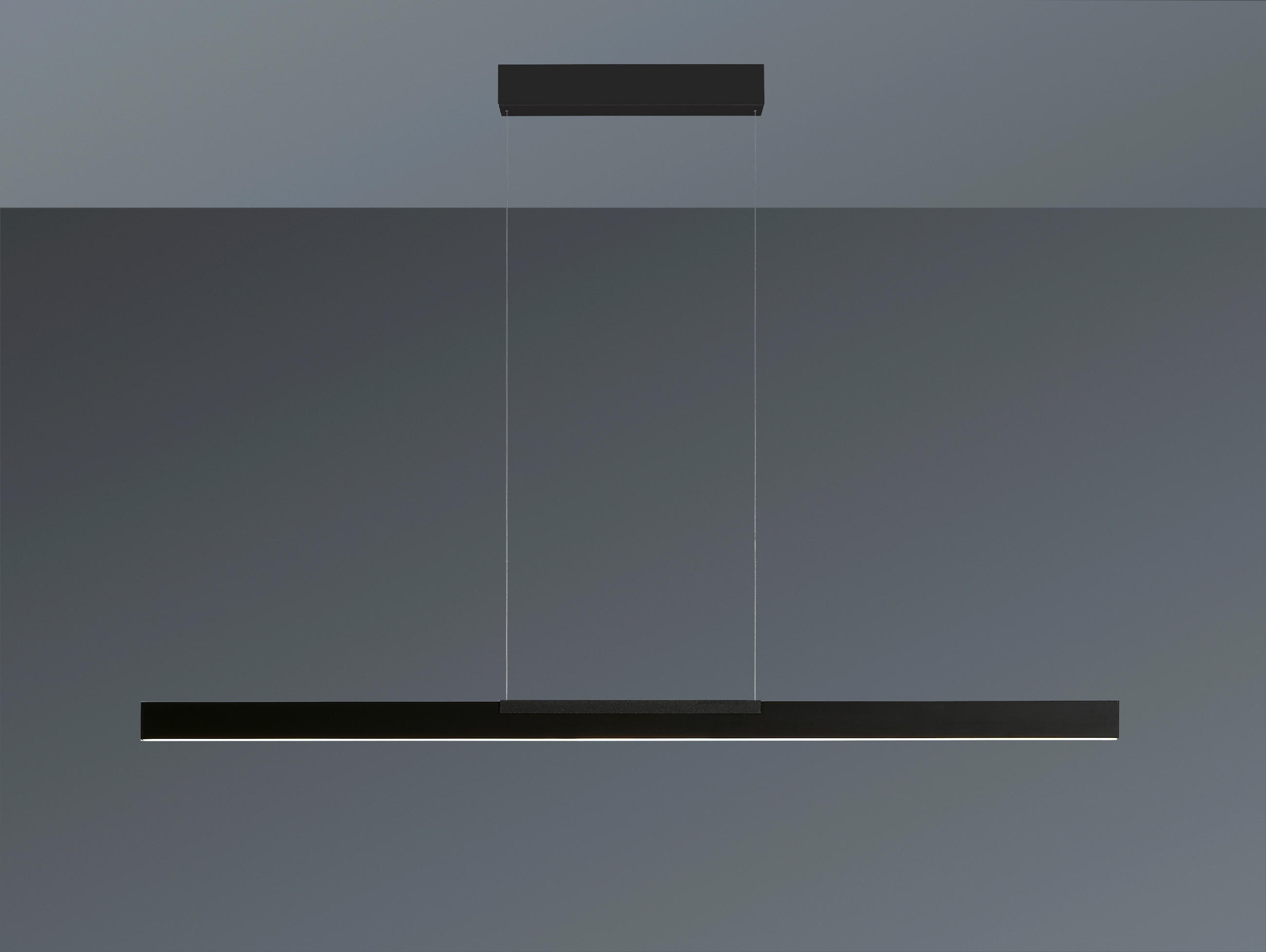 LED-HÄNGELEUCHTE 132/1/150 cm  - Schwarz, Design, Metall (132/1/150cm) - BOPP