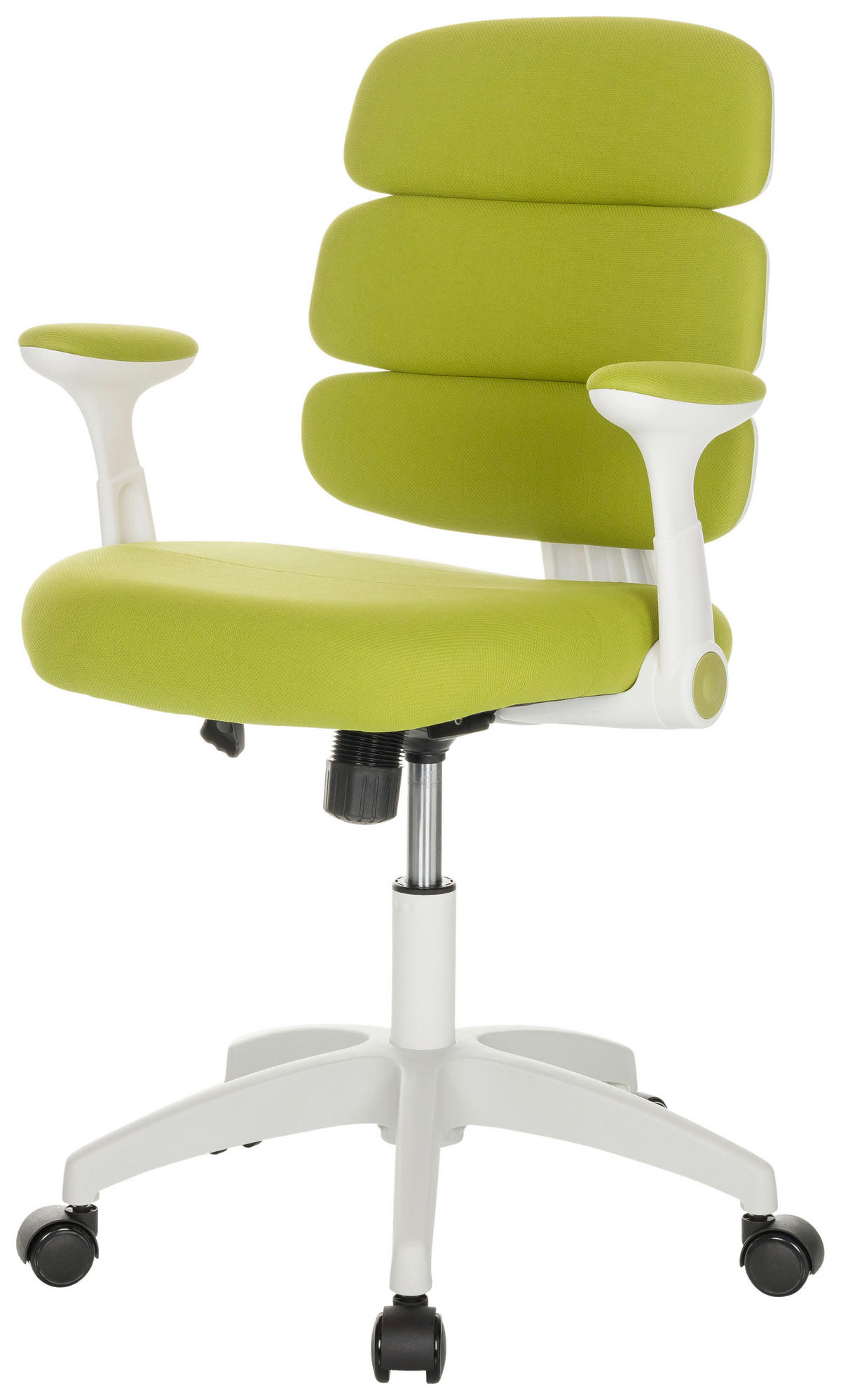 MLADINSKI VRTLJIVI STOL tekstil zelena  - bela/zelena, Basics, umetna masa/tekstil (62/86-97/62cm) - MID.YOU