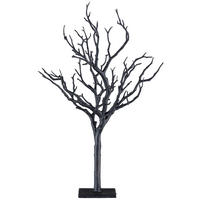 DEKOZWEIG  - Schwarz, Basics, Kunststoff (40cm)