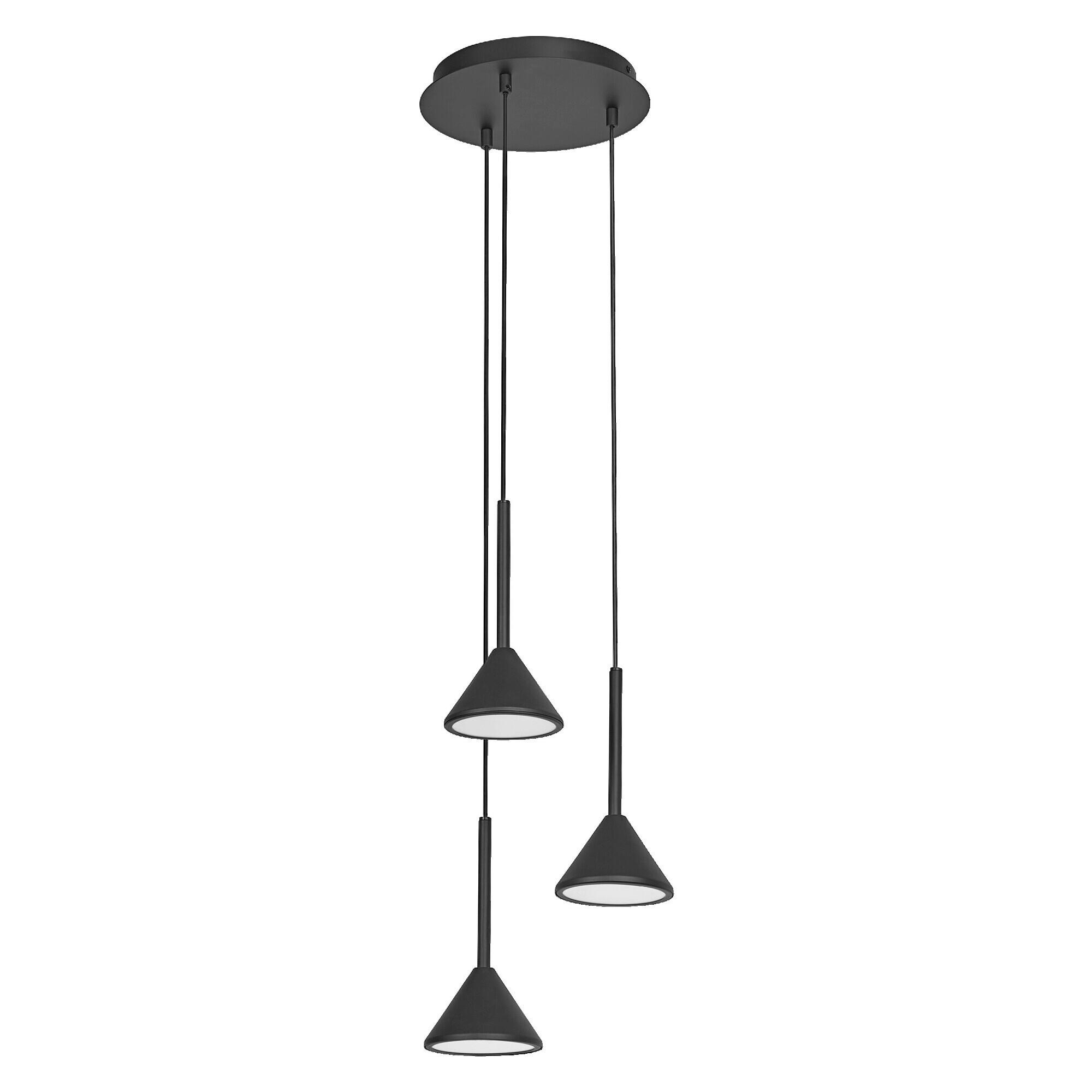Osram Led-Hängeleuchte Schwarz 150 cm
