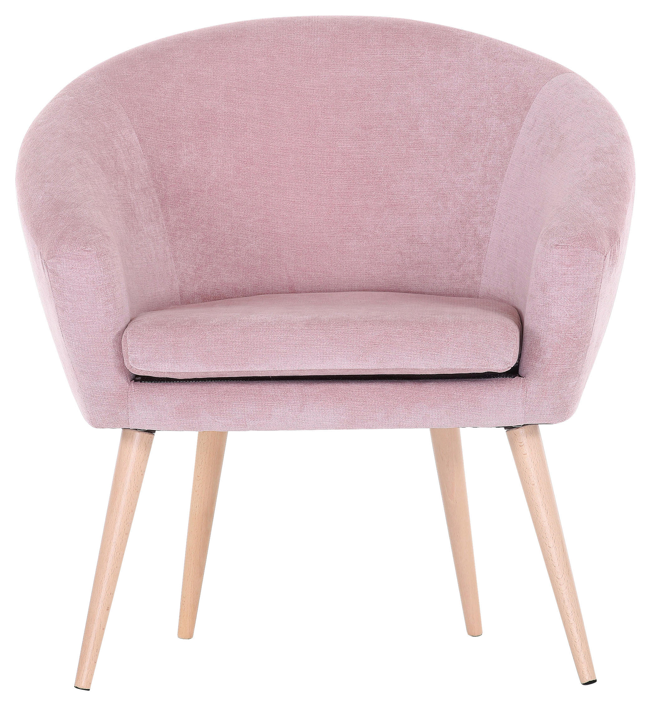 SESSEL Mikrofaser Rosa    - Rosa, Design (73/73/66cm) - Carryhome