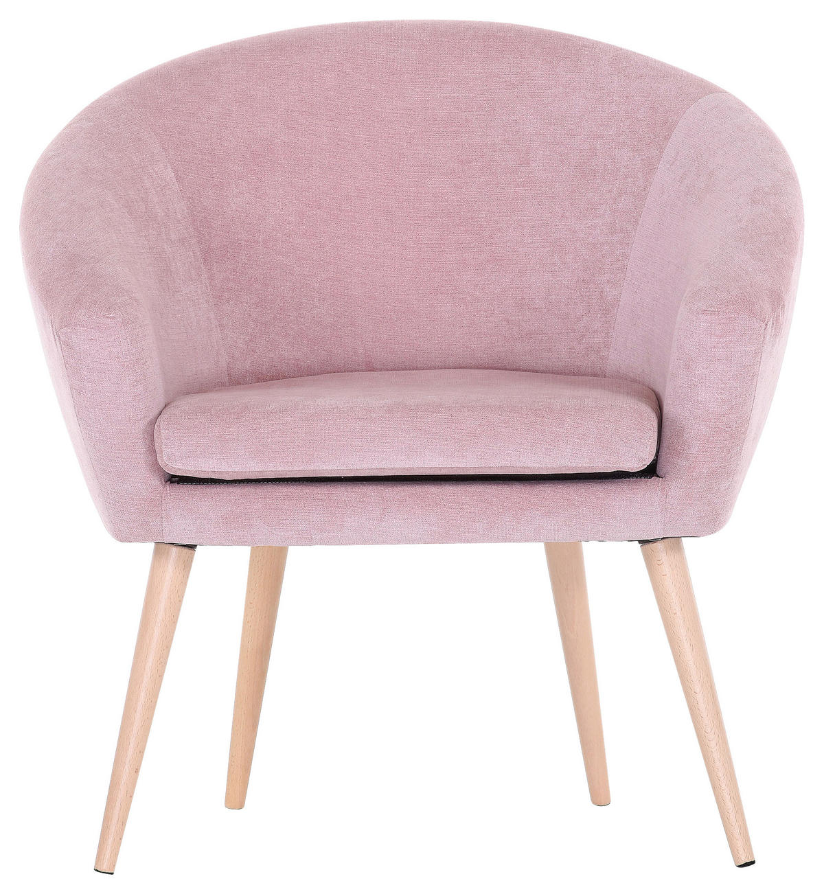 SESSEL in Mikrofaser Rosa  - Rosa, Design (73/73/66cm) - Carryhome