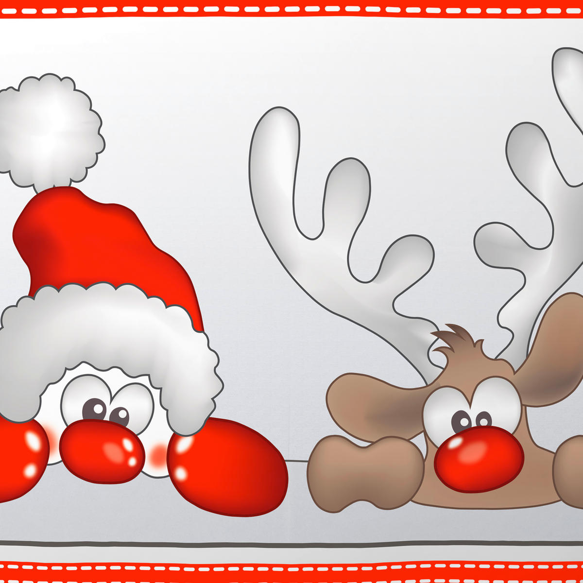 BETTWÄSCHESET 2-teilig Flanell 160/210 cm  - Rot/Grau, Textil (160/210cm) - X-Mas