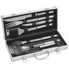 GRILLBESTECK - Edelstahlfarben/Schwarz, Basics, Metall - Landscape