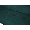 ECKSOFA in Struktur Petrol 205/280 cm - Petrol/Schwarz, Design, Textil/Metall (205/280cm) - Xora