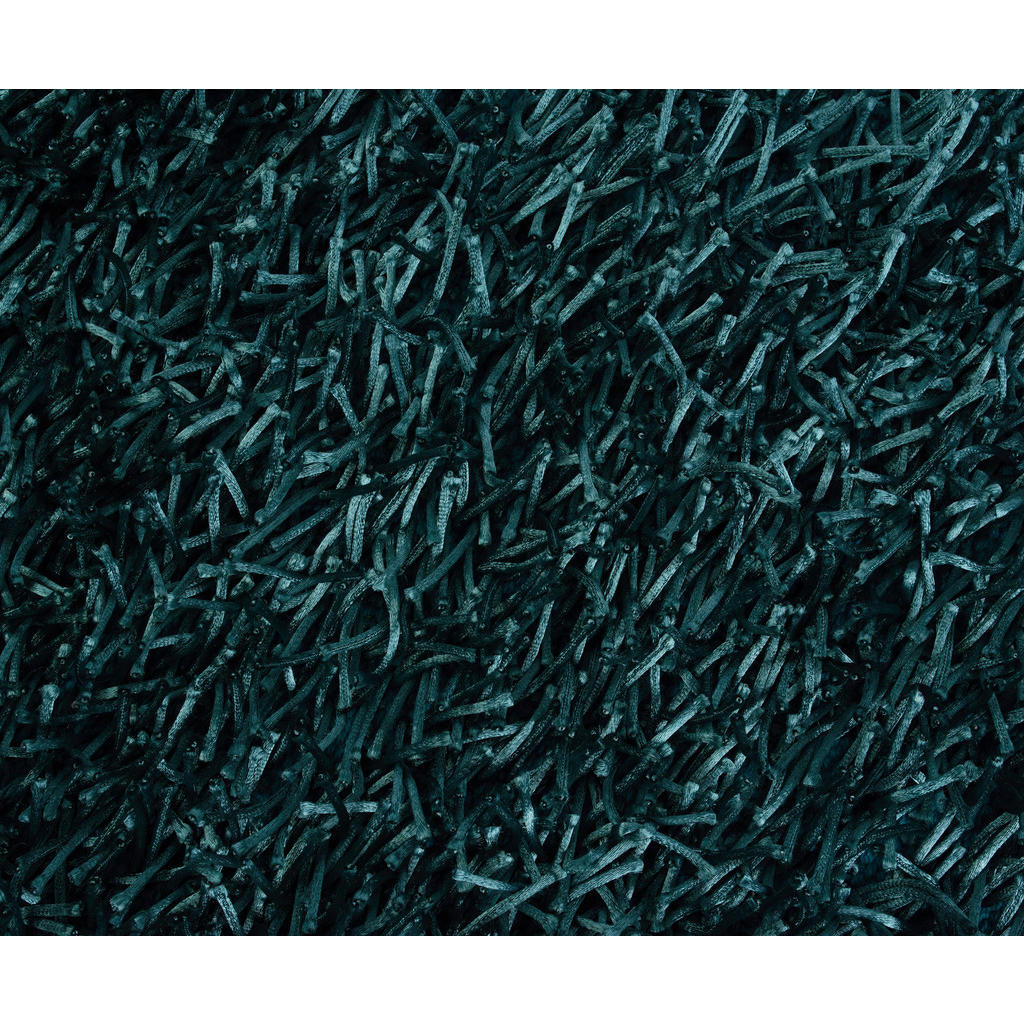 Thumbnail - Esposa Badteppich Shaggy, Petrol, Textil, Uni, rechteckig, 60x100 cm, Oeko-Tex® Standard 100, für Fußbodenheizung geeign...