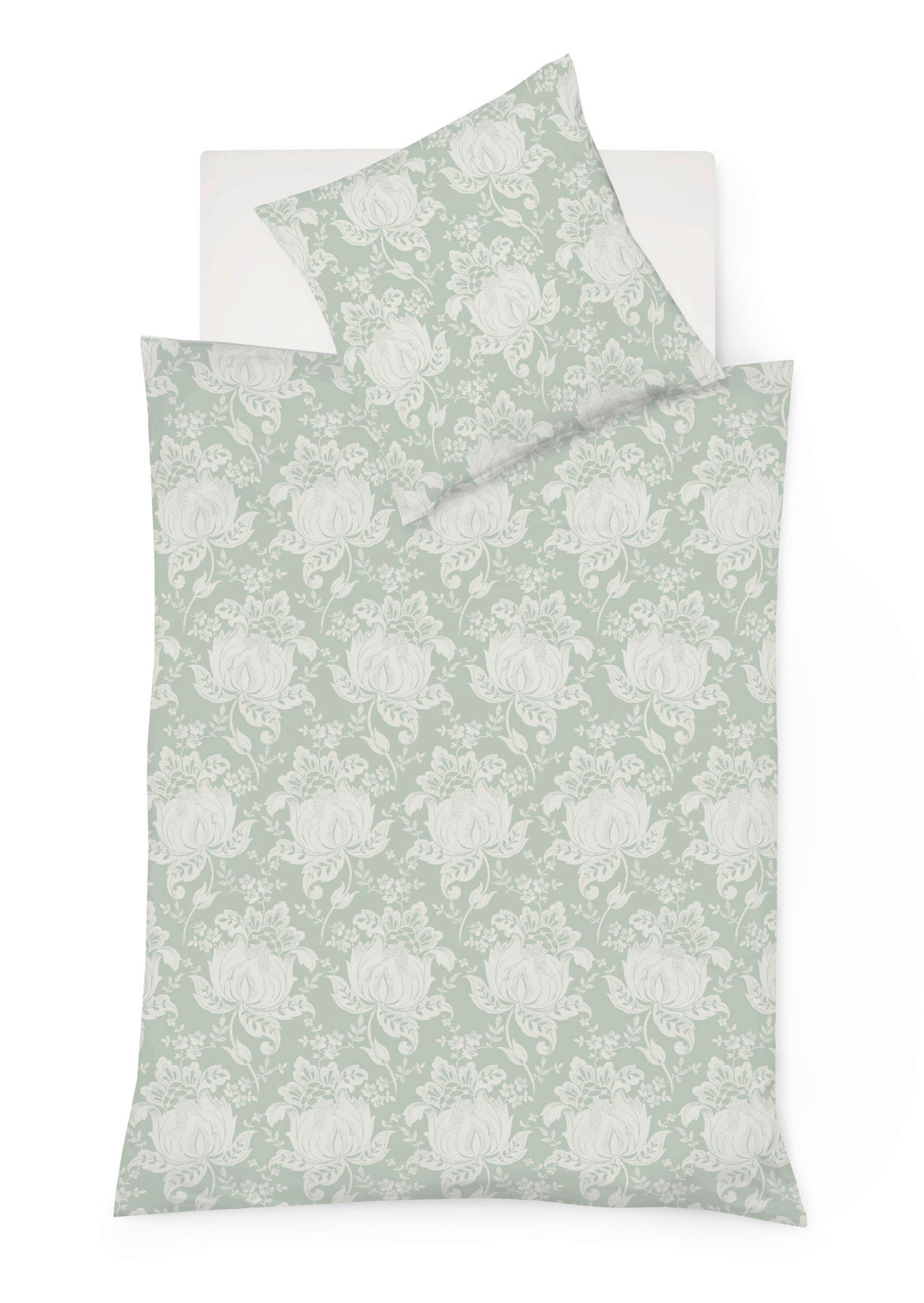 BETTWÄSCHE Lech Flanell 200/200 cm  - Grün, Design, Textil (200/200cm) - Fleuresse