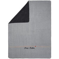 MĚKKÁ DEKA, bavlna, 150/200 cm - šedá, Design, textil (150/200cm) - David Fussenegger