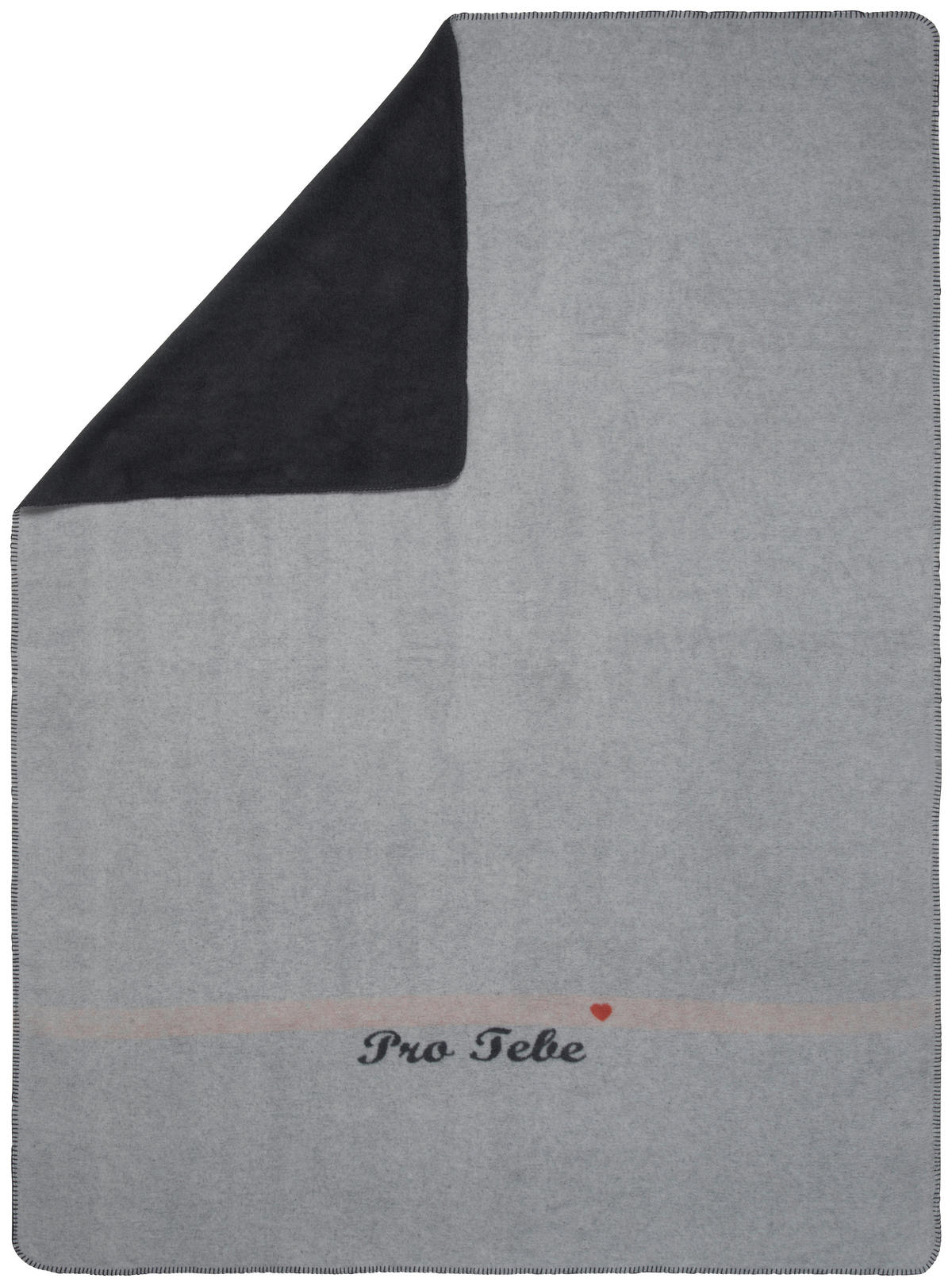 MĚKKÁ DEKA, bavlna, 150/200 cm - šedá, Design, textil (150/200cm) - David Fussenegger