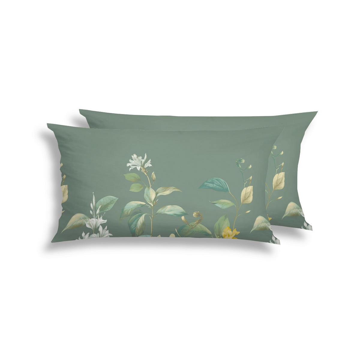 KOPFPOLSTERBEZUG 40/80 cm  - Dunkelgrün, Design, Textil (40/80cm) - Florella
