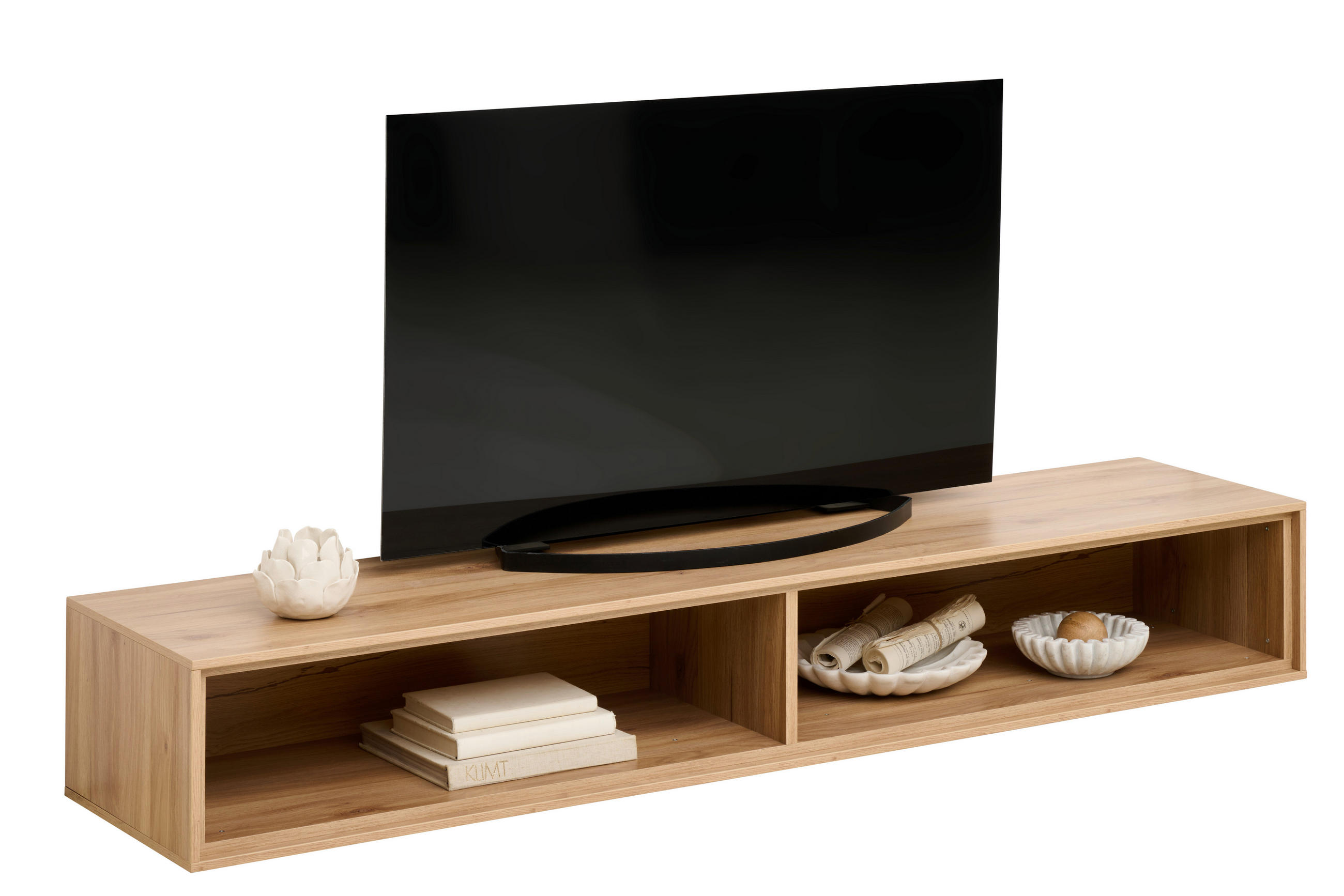 TV-ELEMENT 179,1/26/40 cm Eichefarben  179,1/26/40 cm  - Eichefarben, Design, Holzwerkstoff (179,1/26/40cm) - home24