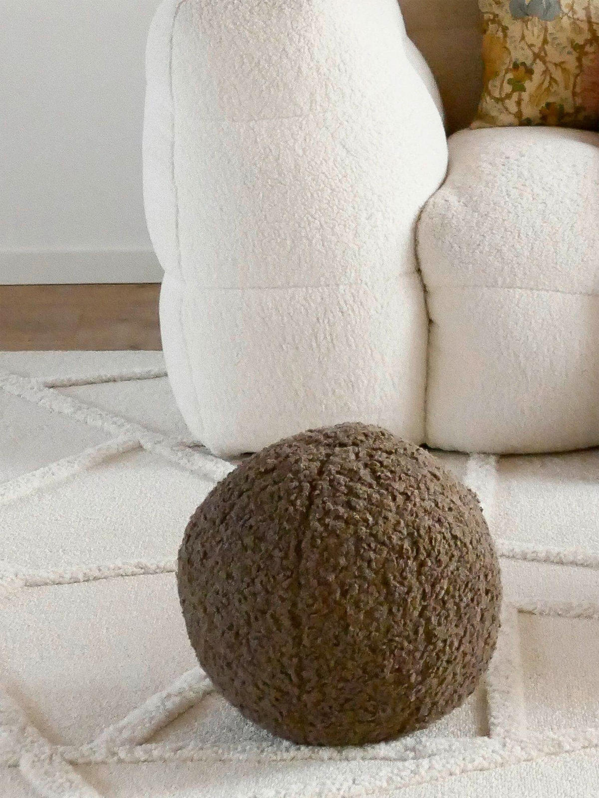 ZIERKISSEN Elsie 30/30 cm  - Braun, Design, Textil (30/30cm) - Svanefors