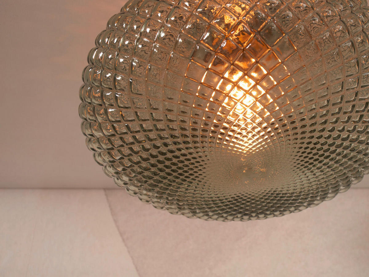 DECKENLEUCHTE  44/24 cm    - Grün, Trend, Glas (44/24cm) - It's about Romi