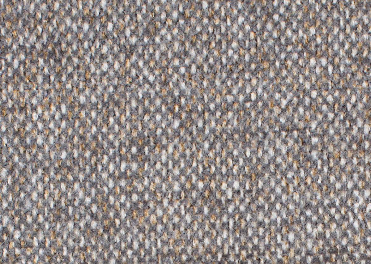 ECKSOFA in Flachgewebe Taupe  - Taupe/Schwarz, Design, Holz/Textil (237/165cm) - Stylife