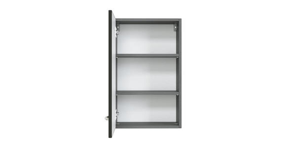 HÄNGESCHRANK 40/64/20 cm  - Chromfarben/Graphitfarben, KONVENTIONELL, Holzwerkstoff/Metall (40/64/20cm) - Xora