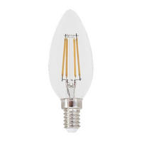 LED FILAMENT ŽARULJA - prozirno, Basics, staklo (3,5/10cm)