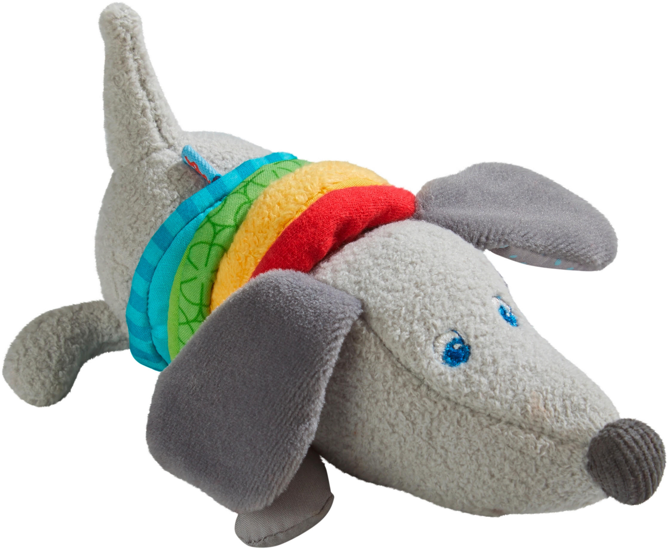 RATTERFIGUR Dackel  - Multicolor/Grau, Basics, Kunststoff (19/8/19,5cm) - Haba