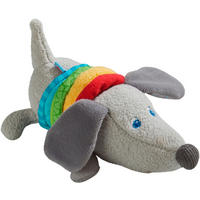 RATTERFIGUR Dackel  - Multicolor/Grau, Basics, Kunststoff (19/8/19,5cm) - Haba